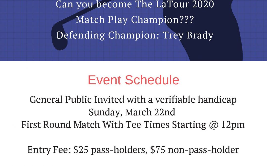 March Madness Match Play Event